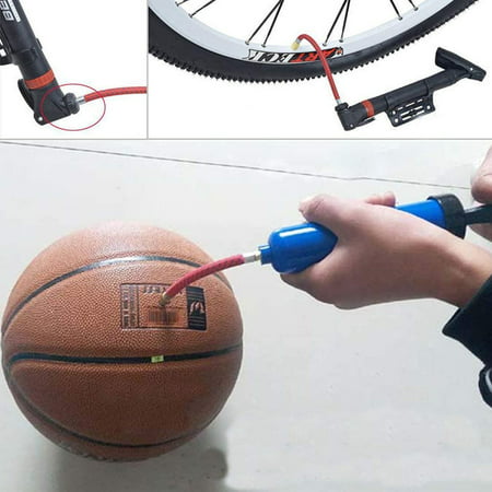 1 Pcs Air Hose for Football Basketball Volleyball Balloons VICSPORT Inflator Ball Pump with 7 Pcs Needles 1 Pcs Valve Adapter